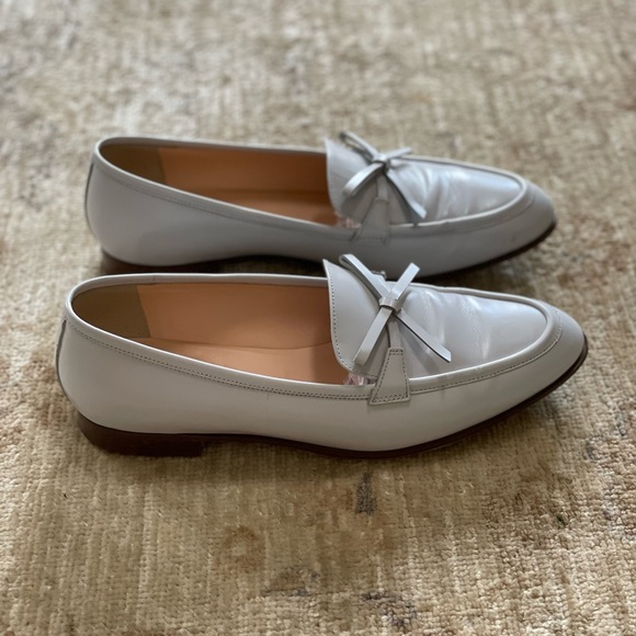 J Crew Collection Academy Women’s Gray Leather Highland Mist Shoes, Size 7 - Picture 6 of 15
